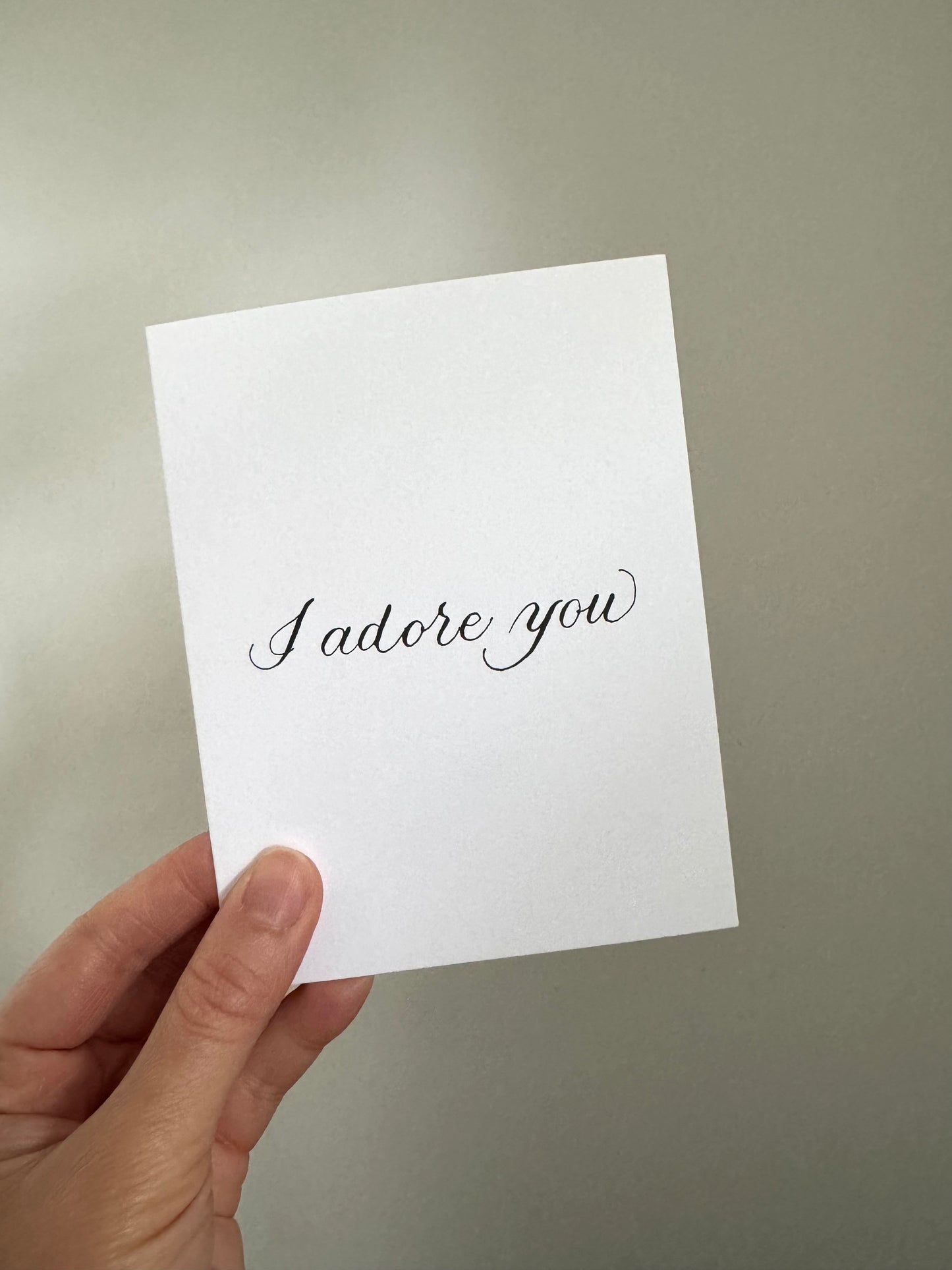 Greeting Card Design Service - Calligraphy & Graphite Art