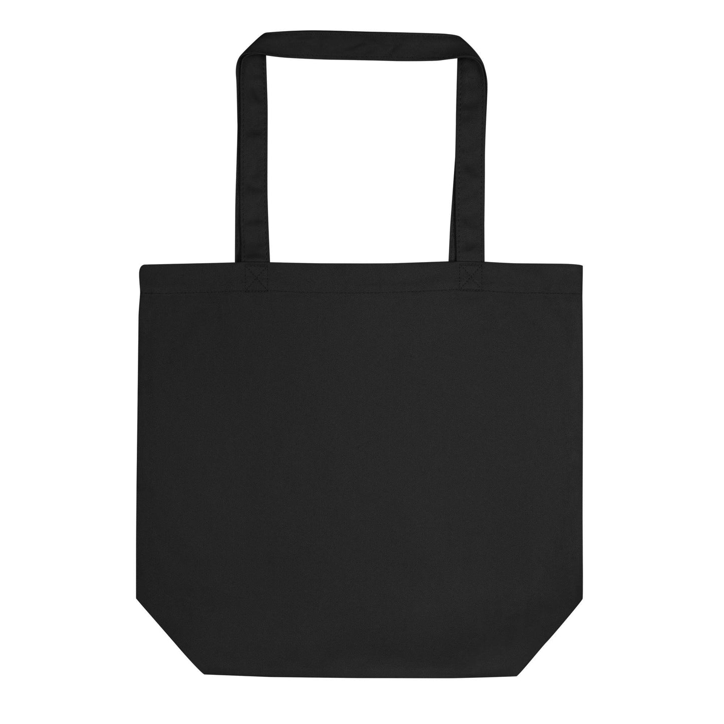Handwritten Teach Calligraphy White Chalk Script Printed Black Eco Tote Bag - Teach Because #07 - Dear Daughters Design