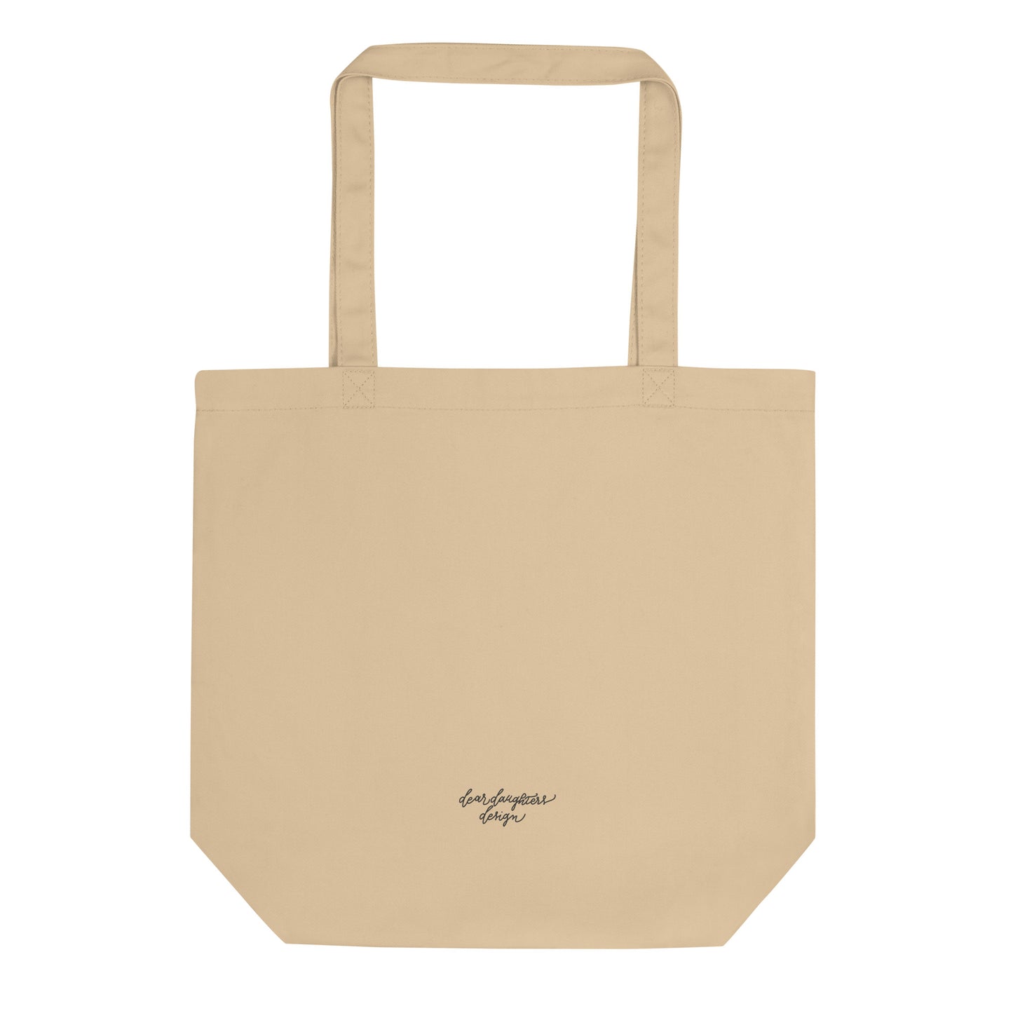 Script "Strong" Calligraphy Certified Organic Cotton Canvas Medium Eco Tote Bag