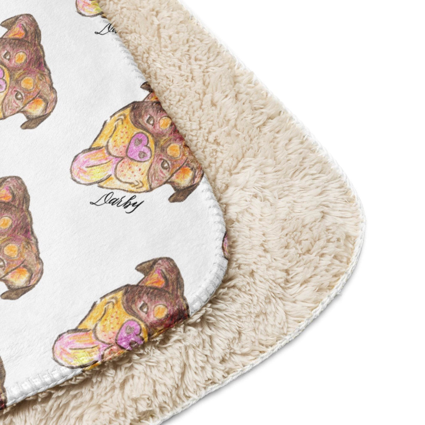 CUSTOM2 - Darby - Sherpa Blanket - Holiday Matching Gift - CUSTOM - Dear Daughters Design