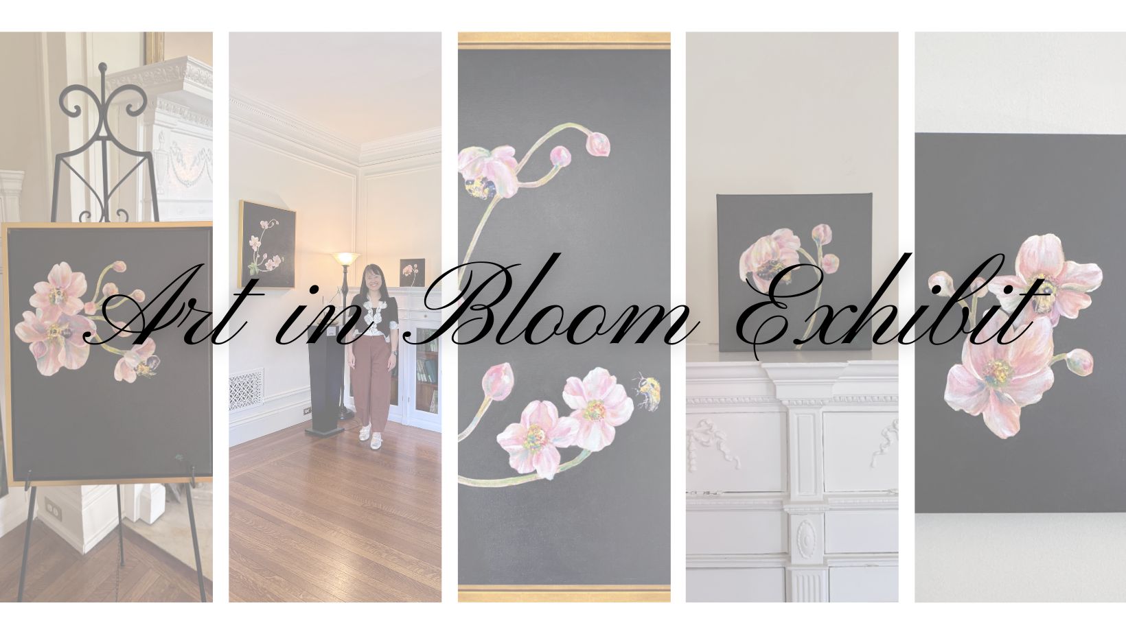 Art in Bloom Frelinghuysen Arboretum - Pearl Lui - NJ Artist - Bumblebee Artist