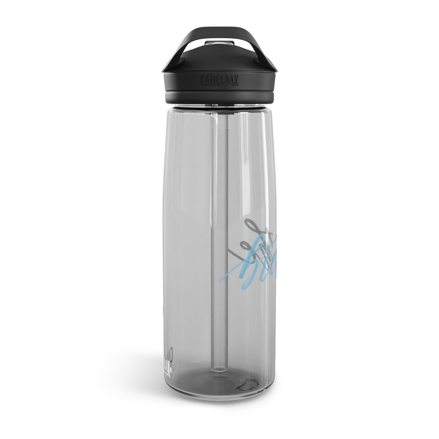 CamelBak Handwritten "Breathe" Calligraphy Sky Blue Script Printed CamelBak Sports Water Bottle