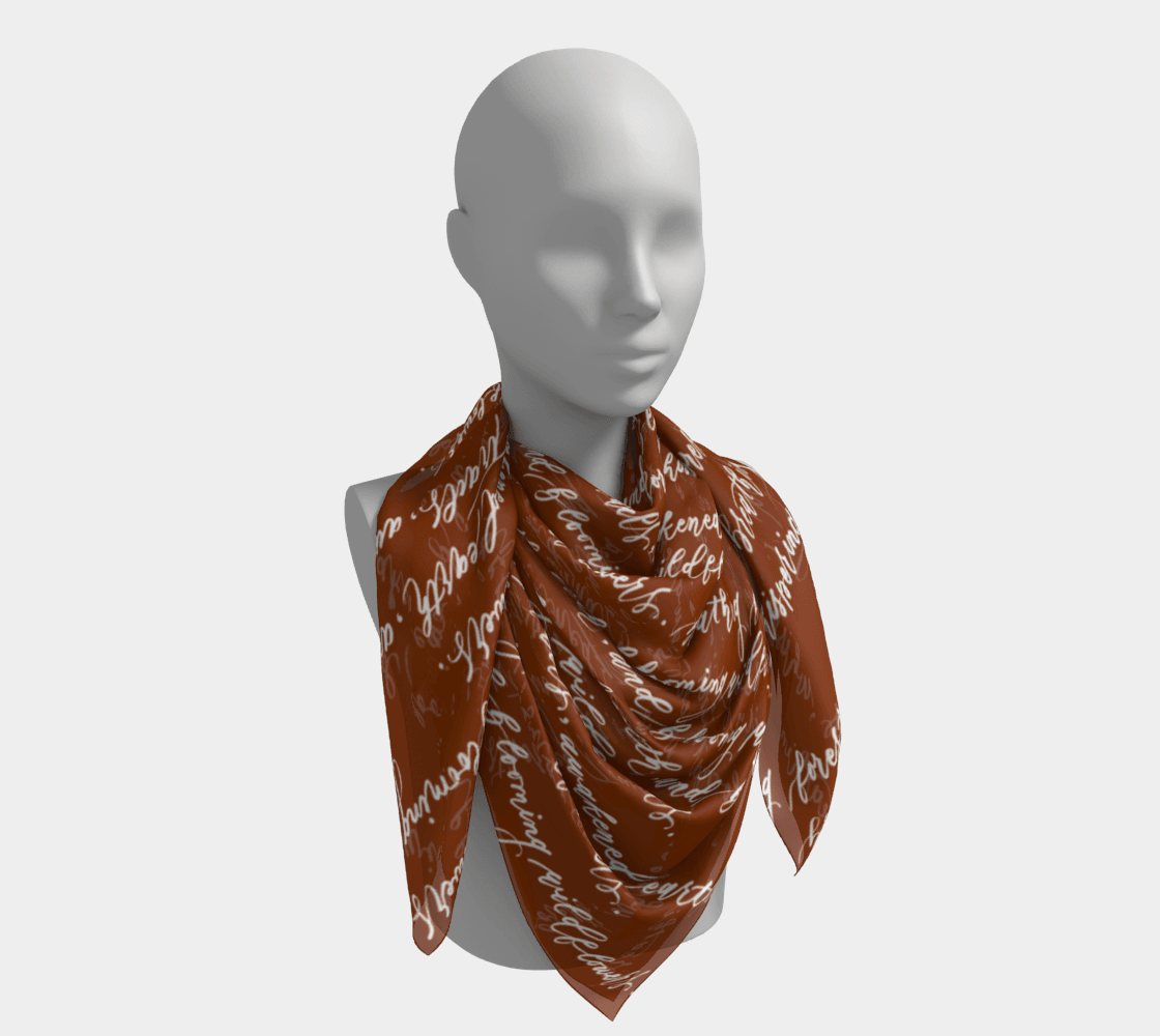 Breathing Forests & Whispering Trails Scarf - Canyon - Dear Daughters Design
