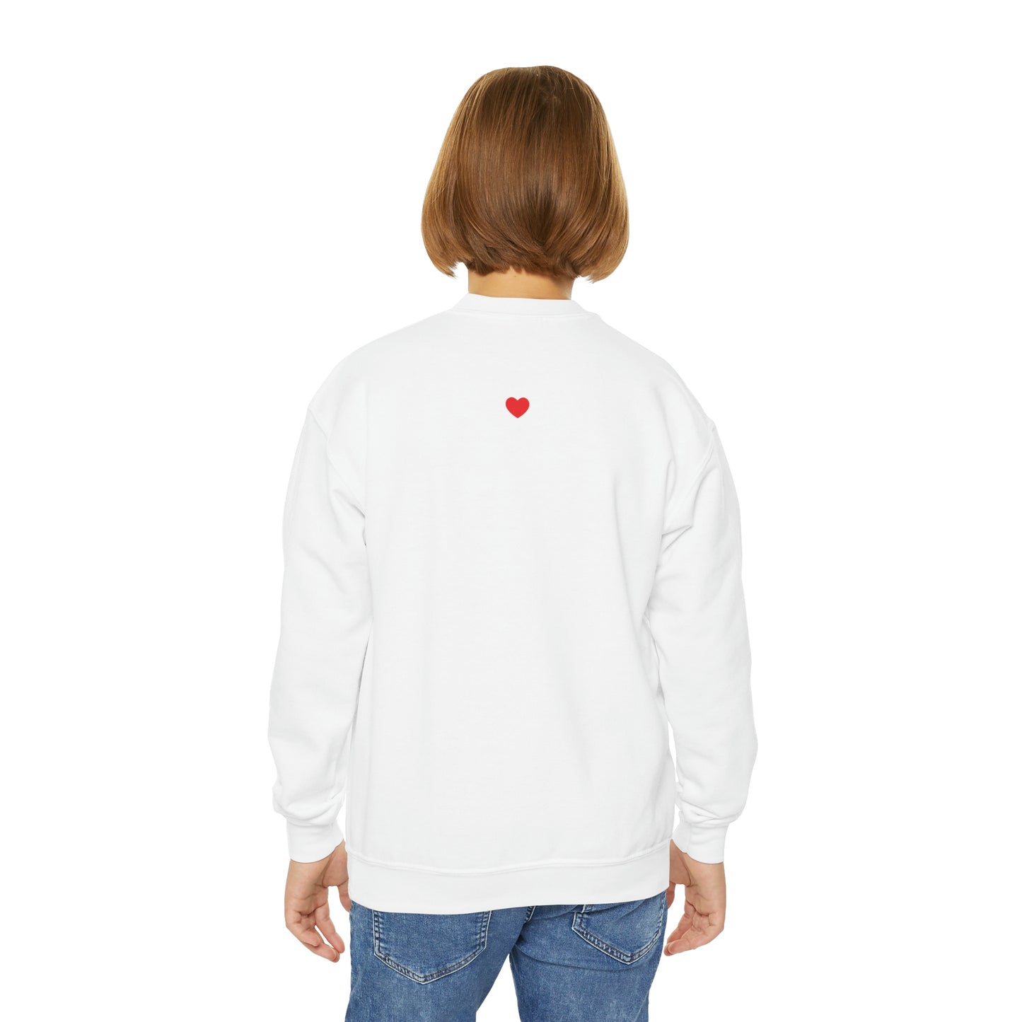 Advocacy Kids Sweatshirt - "I am a voice..." Calligraphy Printed Cotton Blend YOUTH Crew Sweatshirt - I am Empowered #09