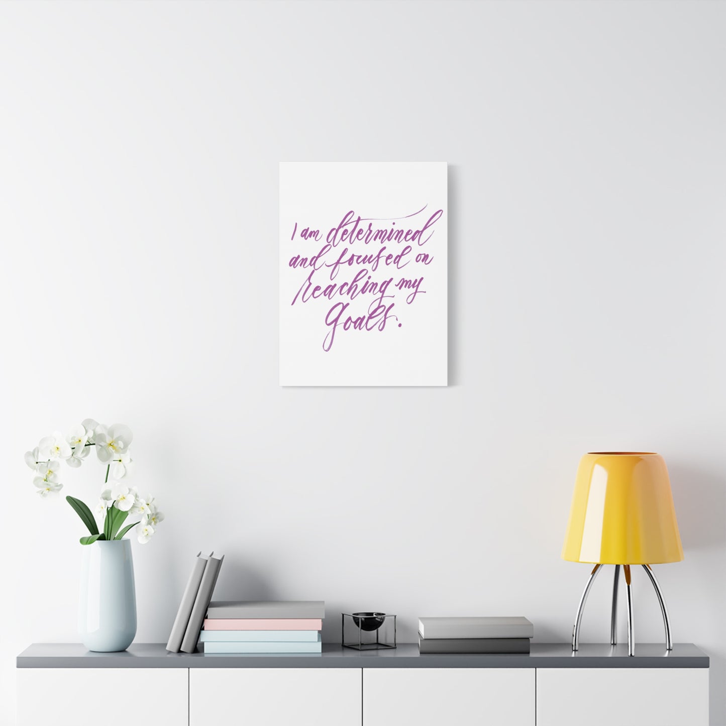 Wall Decor Canvas - "I am determined..." Matte Canvas, Stretched, 1.25" Depth - I am Empowered #01