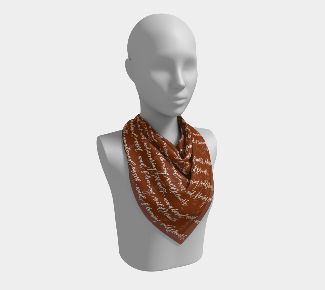 Breathing Forests & Whispering Trails Scarf - Canyon