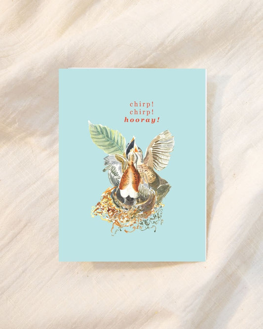 Cute Congratulations Greeting Card for Bird Lovers