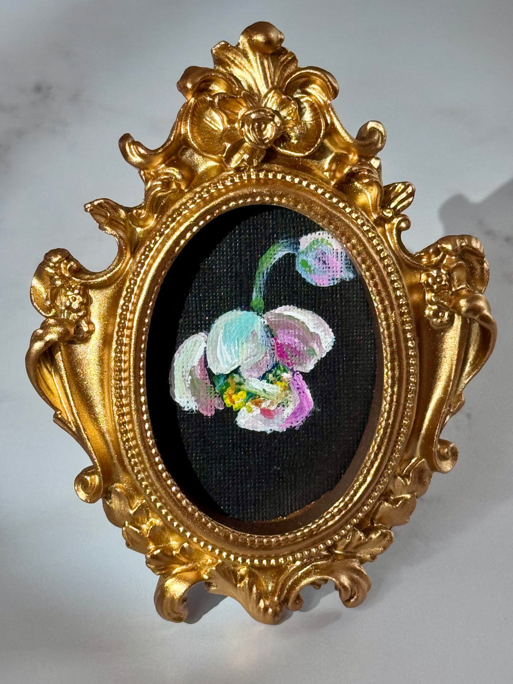 SOLD - Tiny Treasures Collection - Colony III, #1 of 5 Bumblebees & Anemones