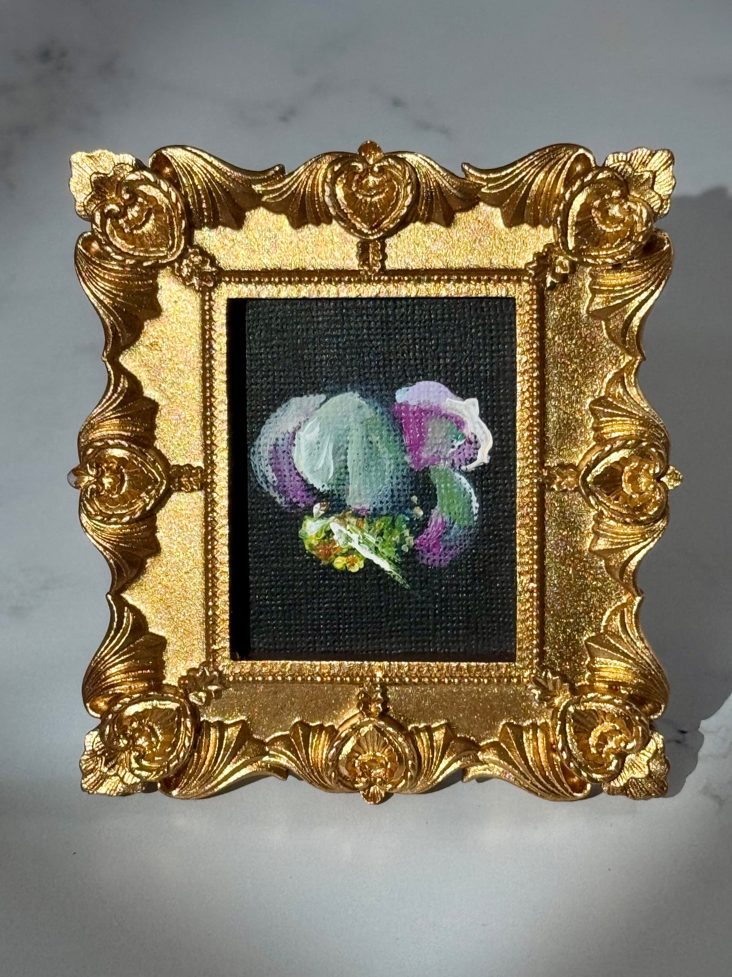 SOLD - Tiny Treasures Collection - Colony III, #5 of 5 Bumblebees & Anemones