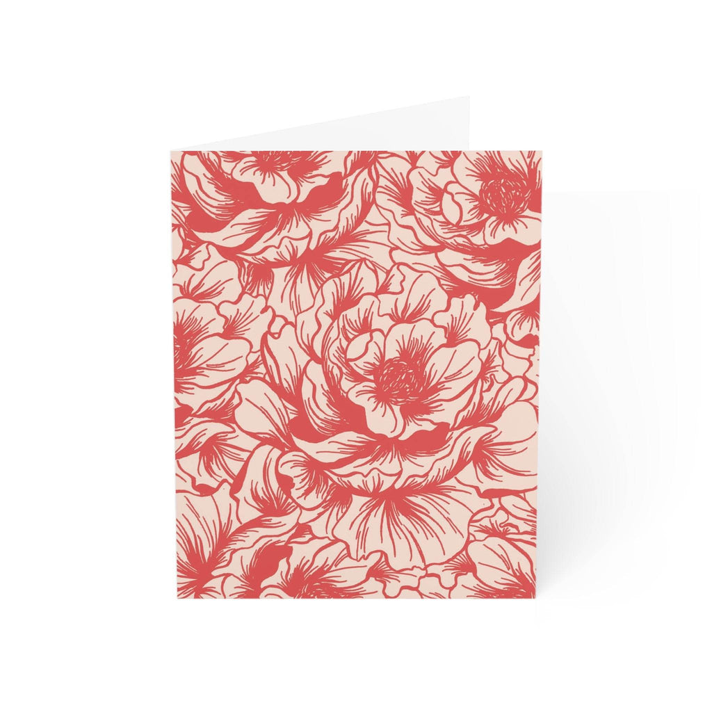 Peony Toile Greeting Card - Dear Daughters Design