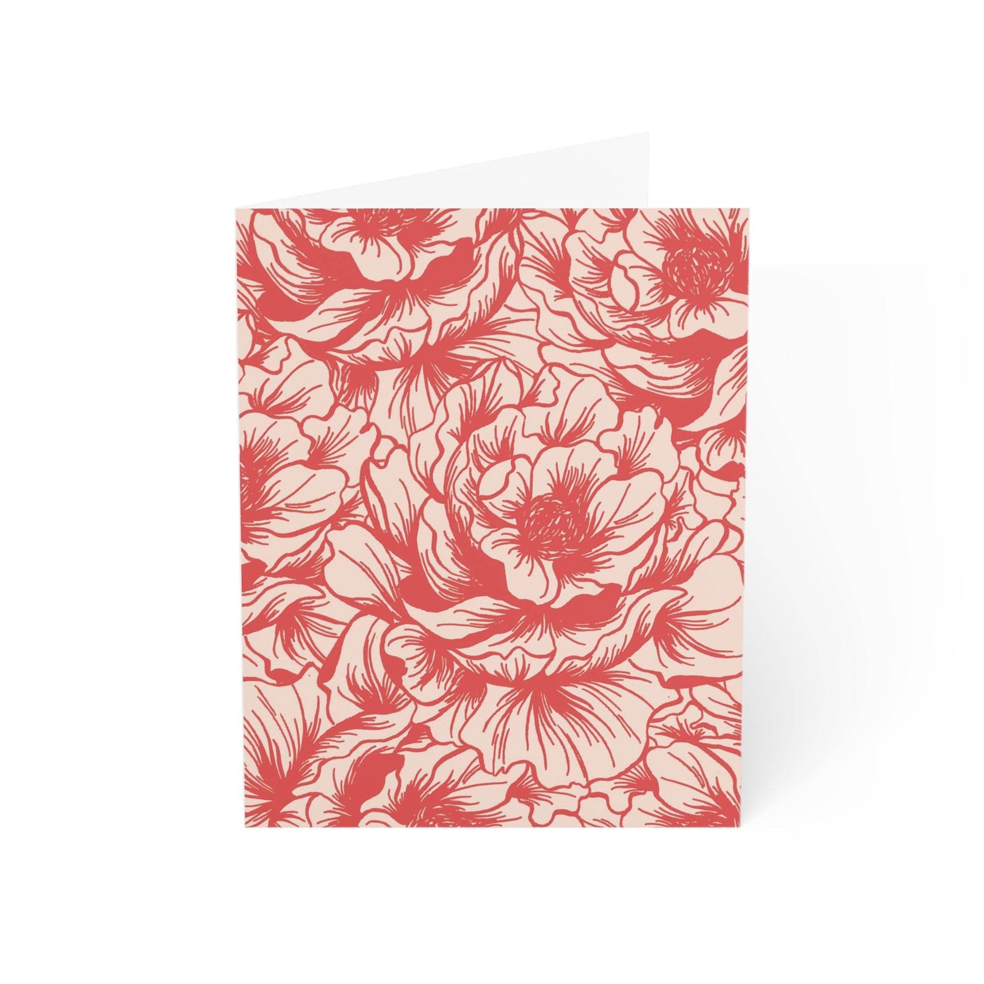 Peony Toile Greeting Card - Dear Daughters Design