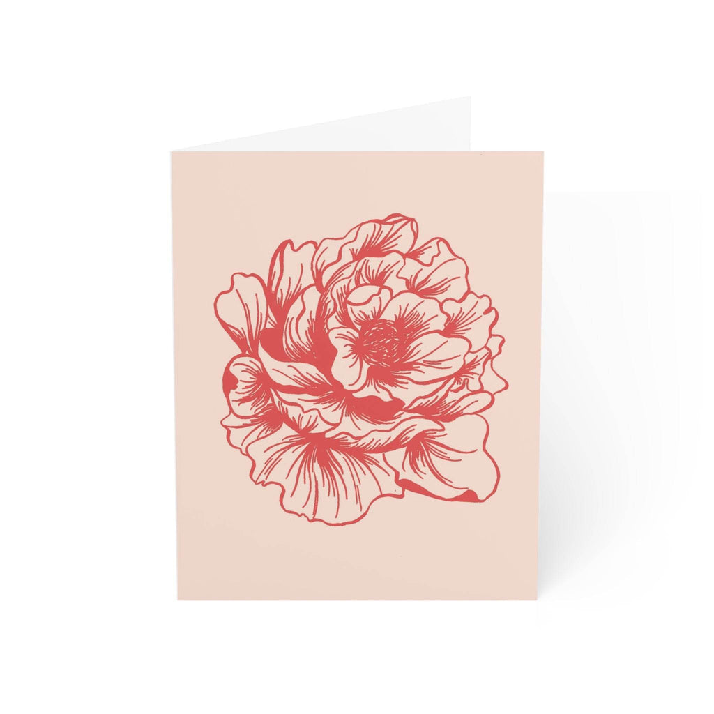 Peony Hero Greeting Card - Dear Daughters Design