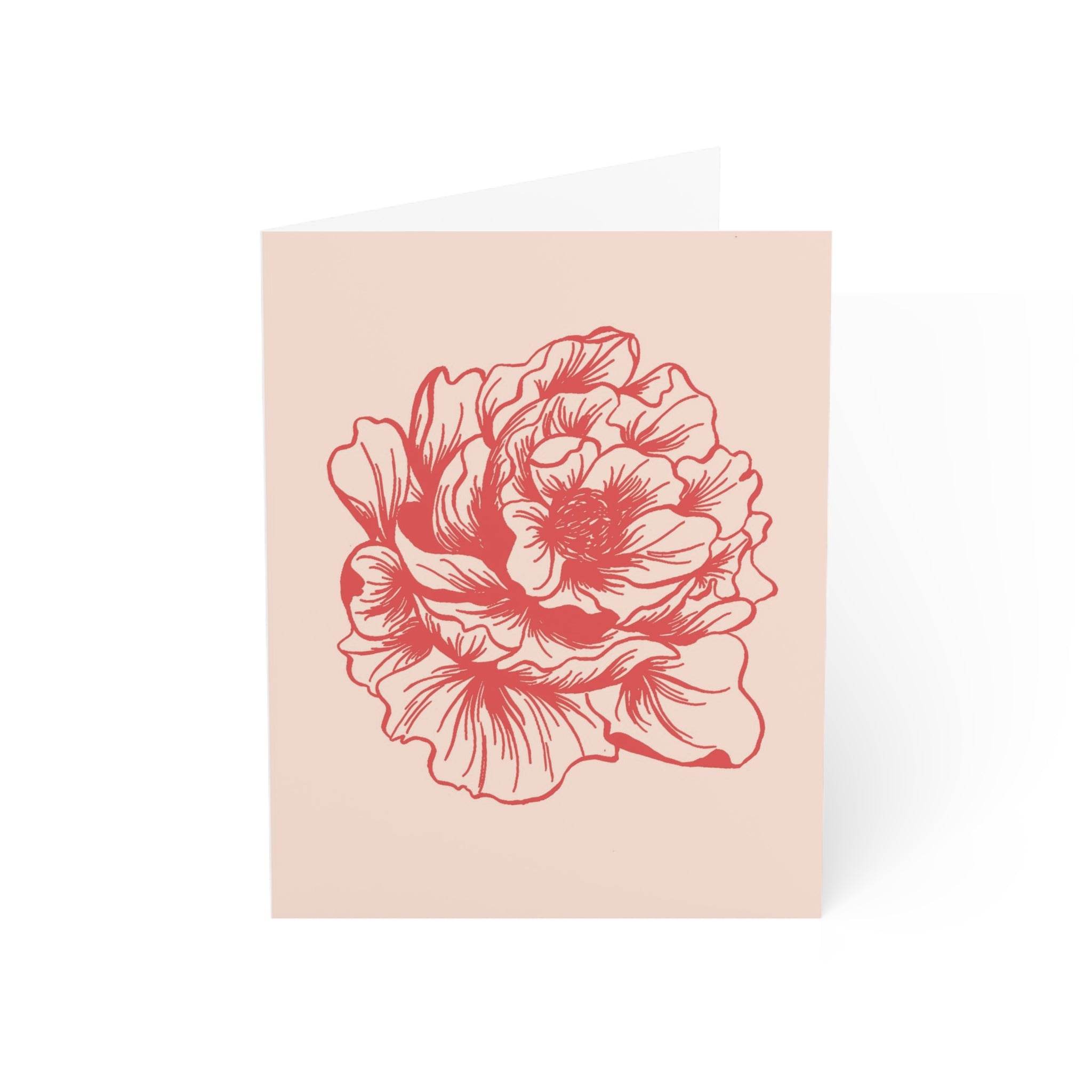 Peony Hero Greeting Card - Dear Daughters Design
