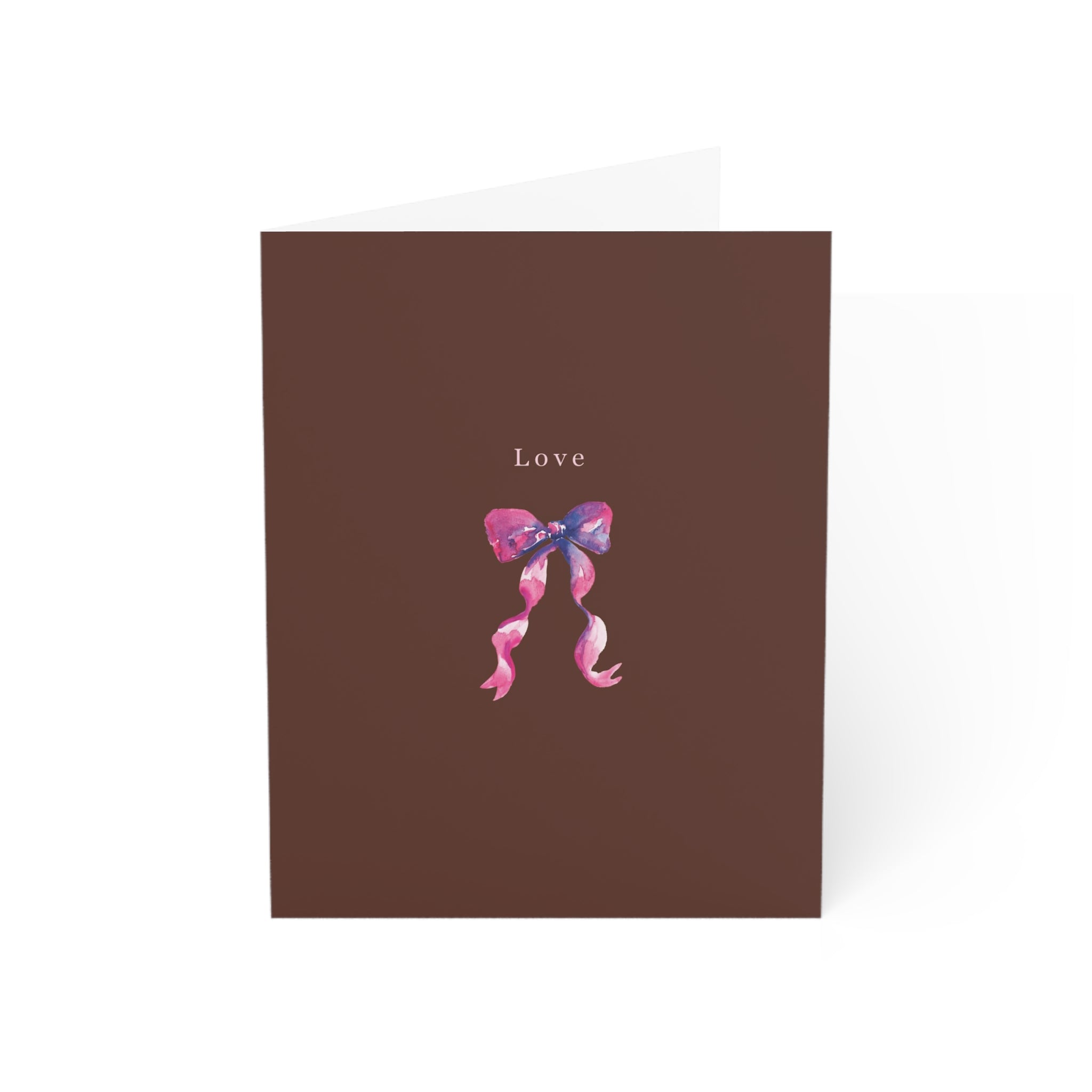 Greeting Card Set of 6 Greeting Cards - Merry Bows - Holiday Christmas Cards