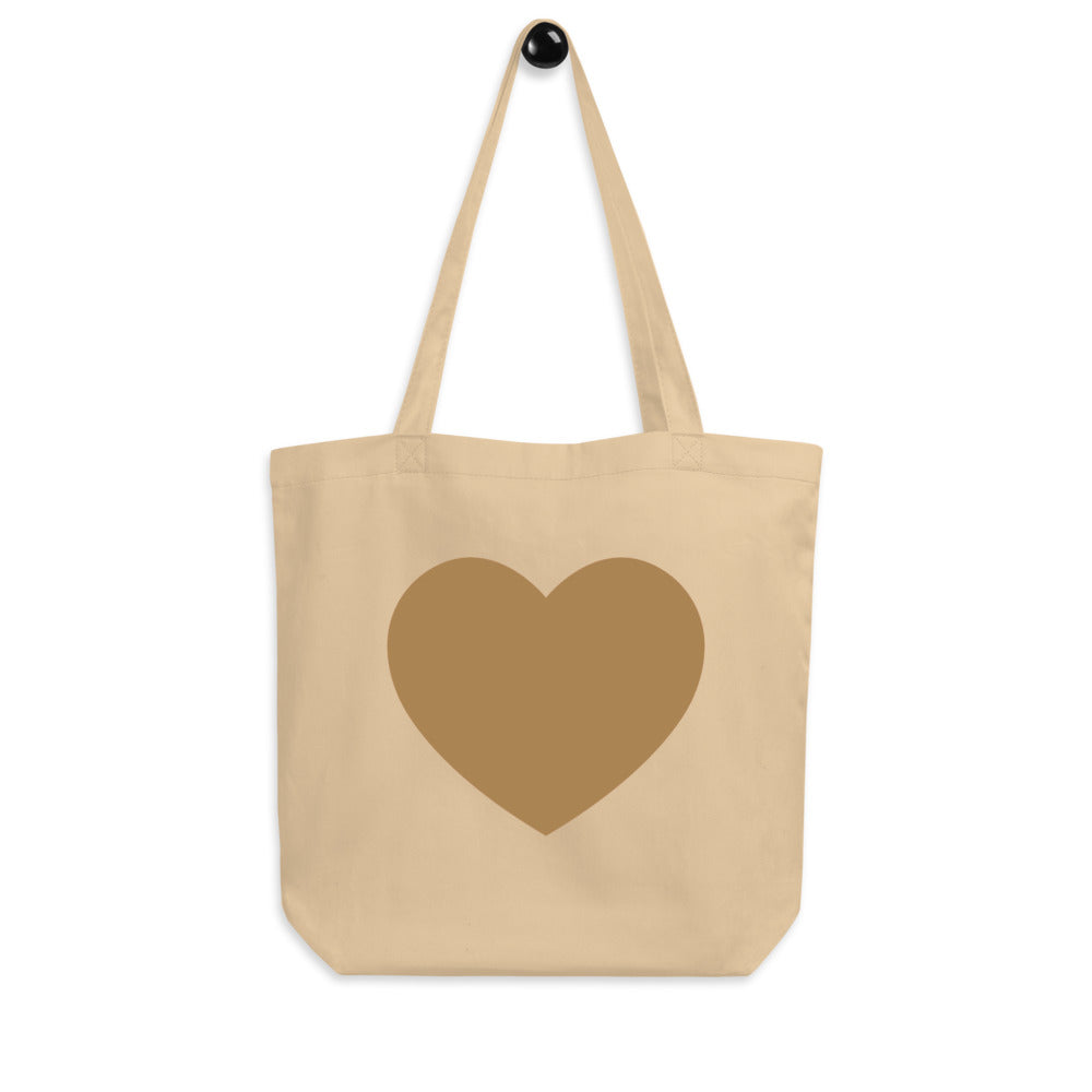 Fawn Heart Eco Tote Bag