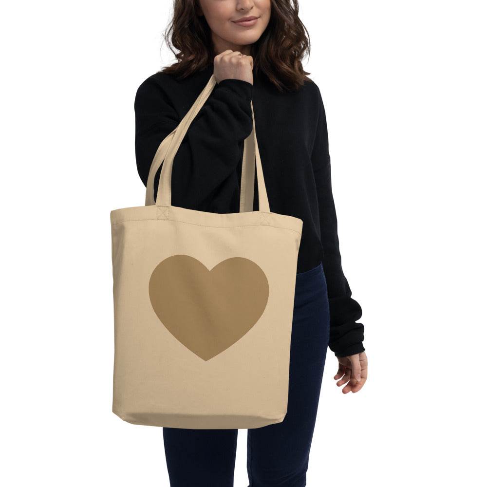 Fawn Heart Eco Tote Bag - Dear Daughters Design