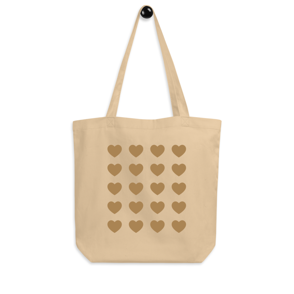 Fawn Hearts Eco Tote Bag