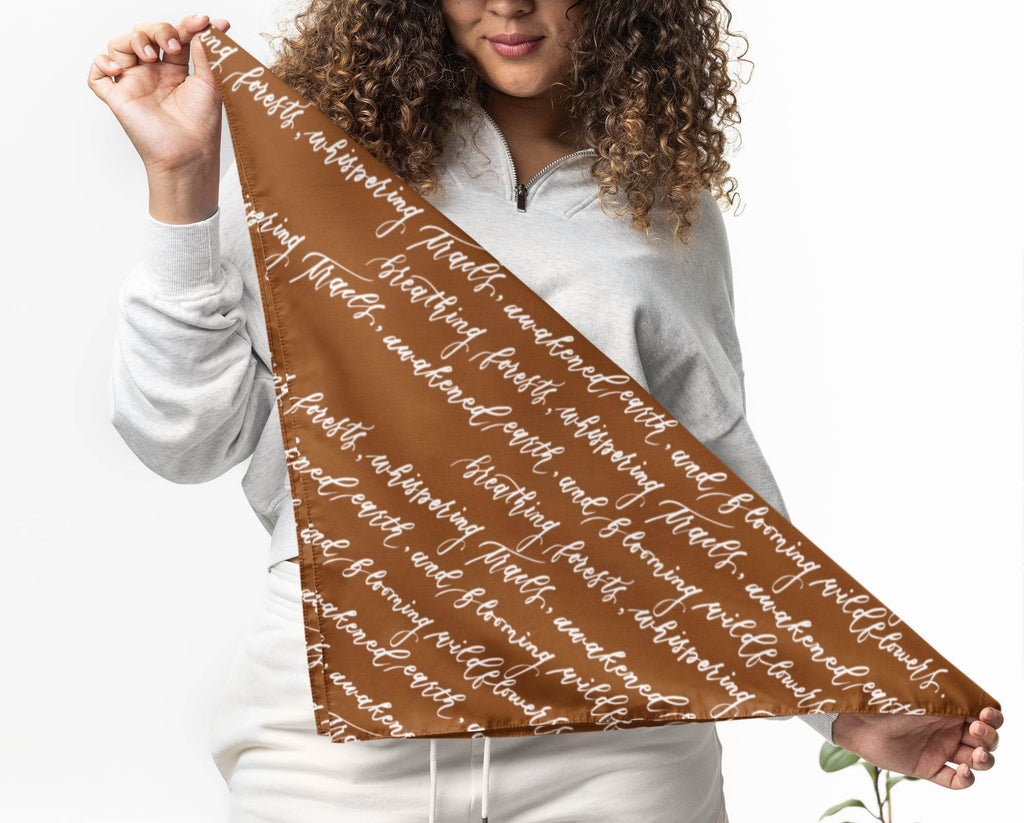 Breathing Forests & Whispering Trails Scarf - Canyon - Dear Daughters Design