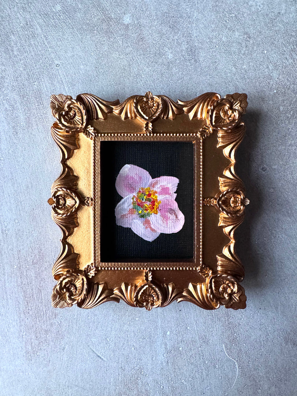 SOLD - Tiny Treasures Collection - Colony II, #4 of 6 Bumblebees & Anemones