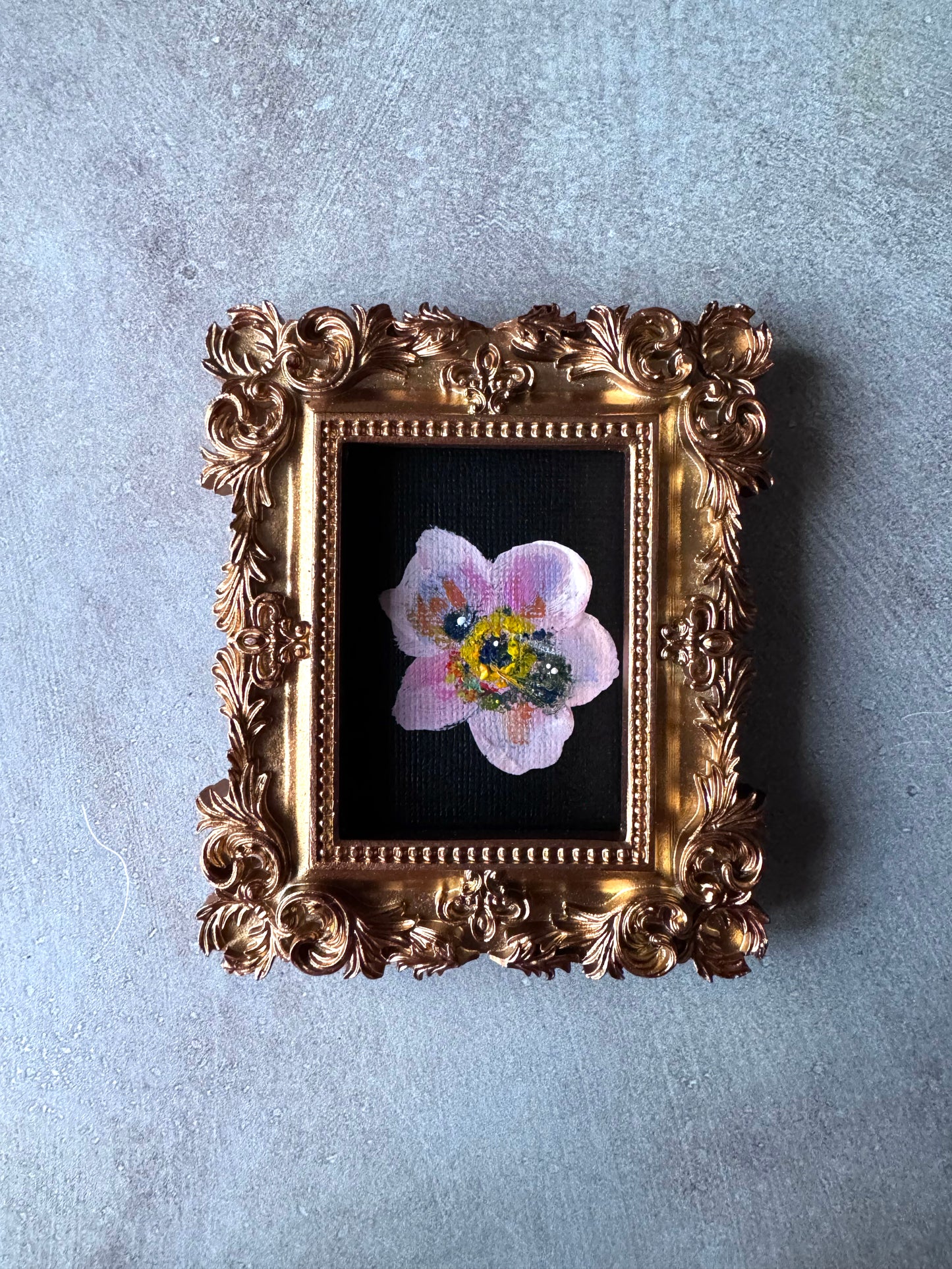 SOLD - Tiny Treasures Collection - Colony II, #6 of 6 Bumblebees & Anemones