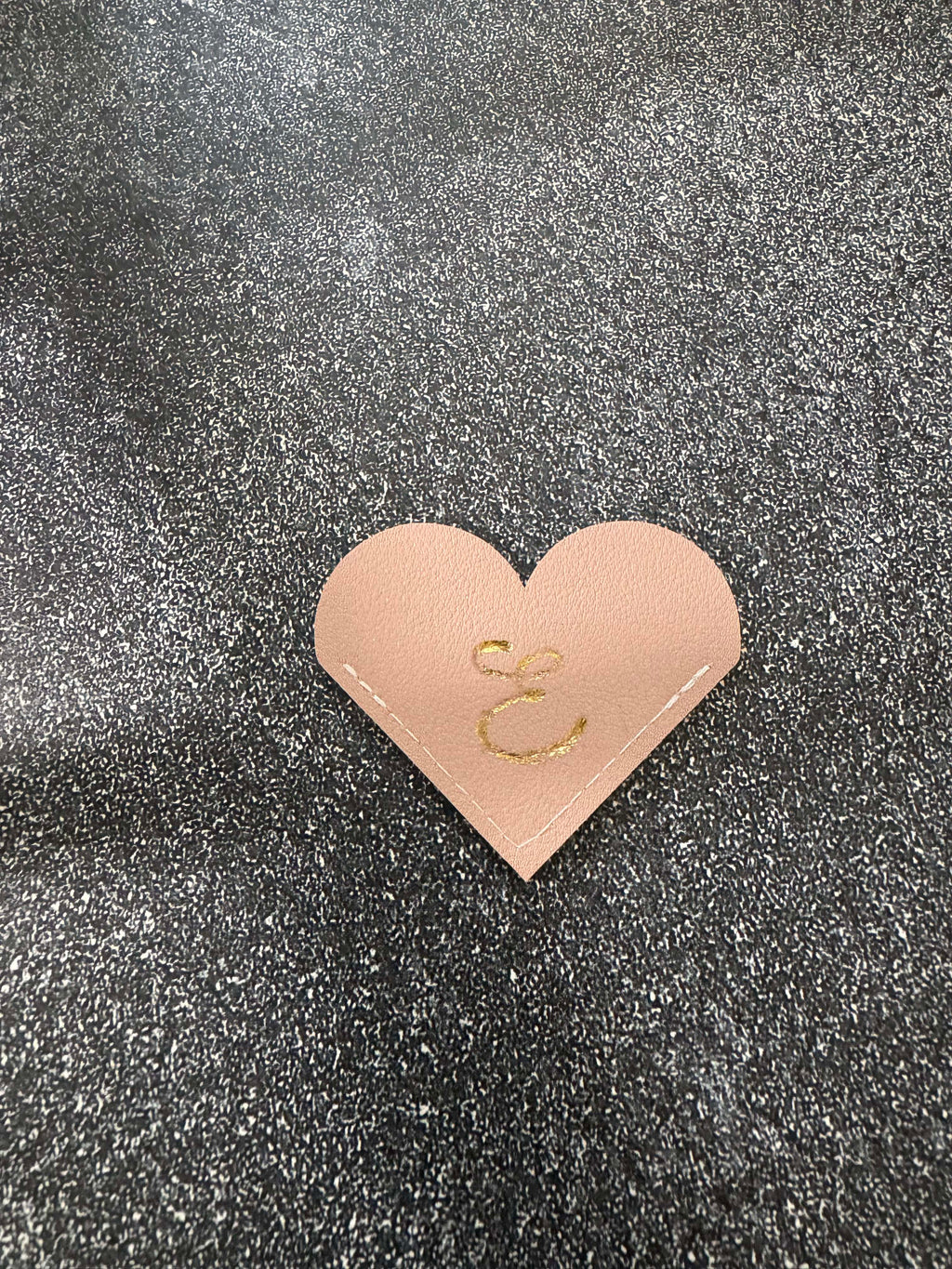 Personalized Hot-Foiled Heart-Shaped Bookmark: Custom Bookmark