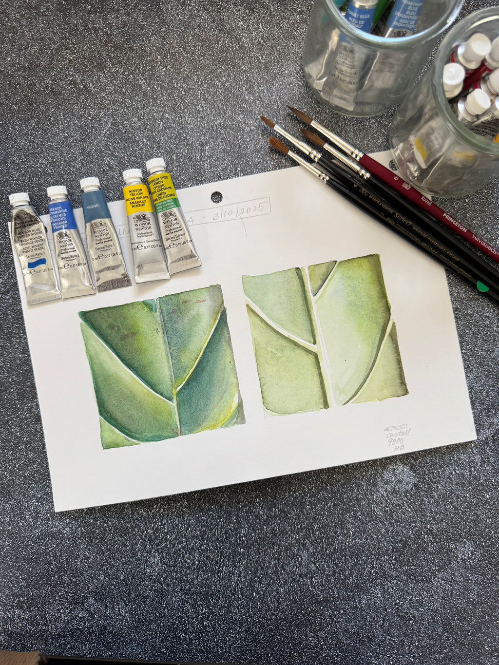 Hand-painted & Hand-drawn Flora & Fauna Custom Original Art (Unframed) - Dear Daughters Design