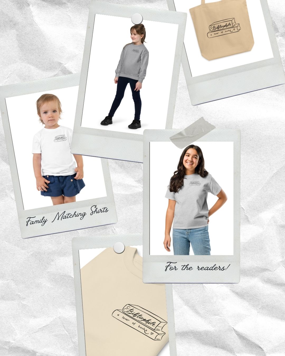 ADULT SIZES - Bibliophile Sweatshirt - Cute Reader Sweatshirt - Reader Gift - Book Lover Sweatshirt - Book Lover Gift - Unisex Premium Classic Sweatshirt