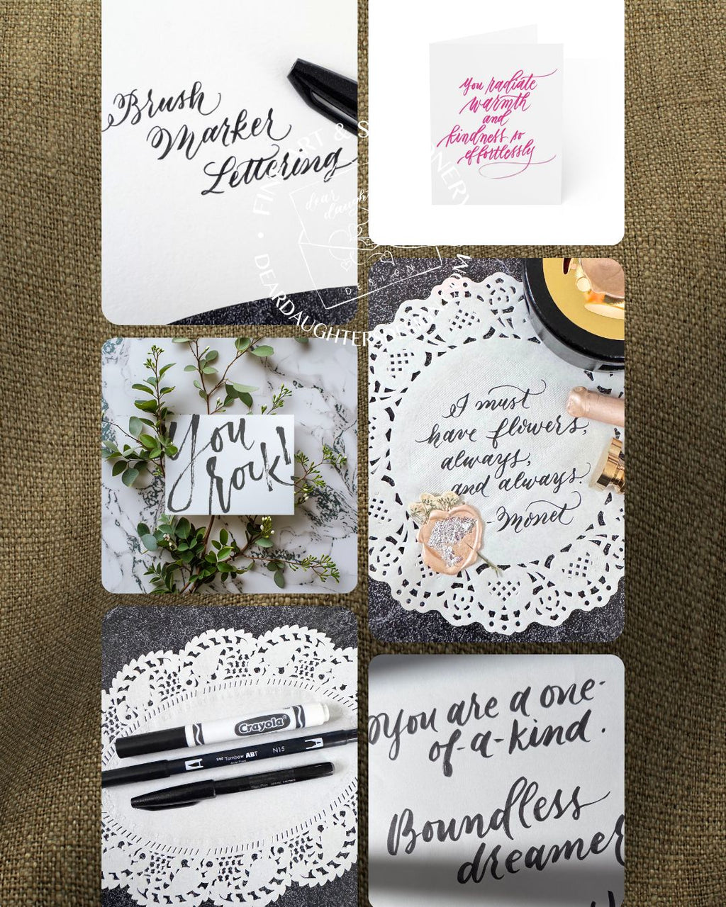 South Street Gardens - Saturday, February 7, 2026, 10-11:30am, Morristown, NJ - Learn Brush Lettering Calligraphy Workshop