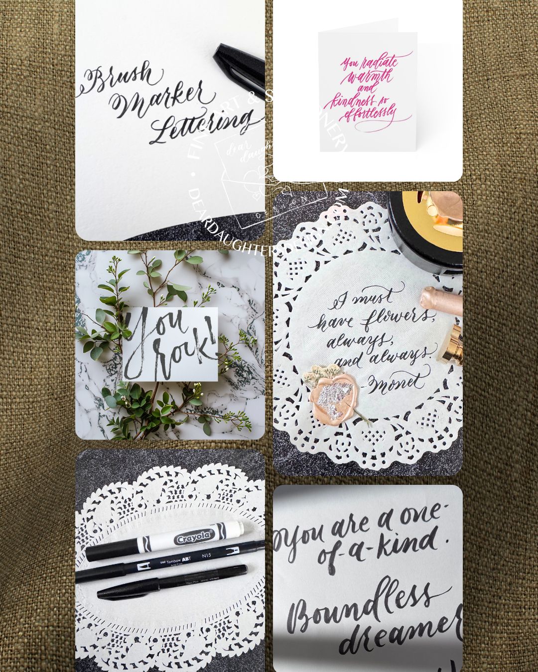 South Street Gardens - Saturday, February 7, 2026, 10-11:30am, Morristown, NJ - Learn Brush Lettering Calligraphy Workshop