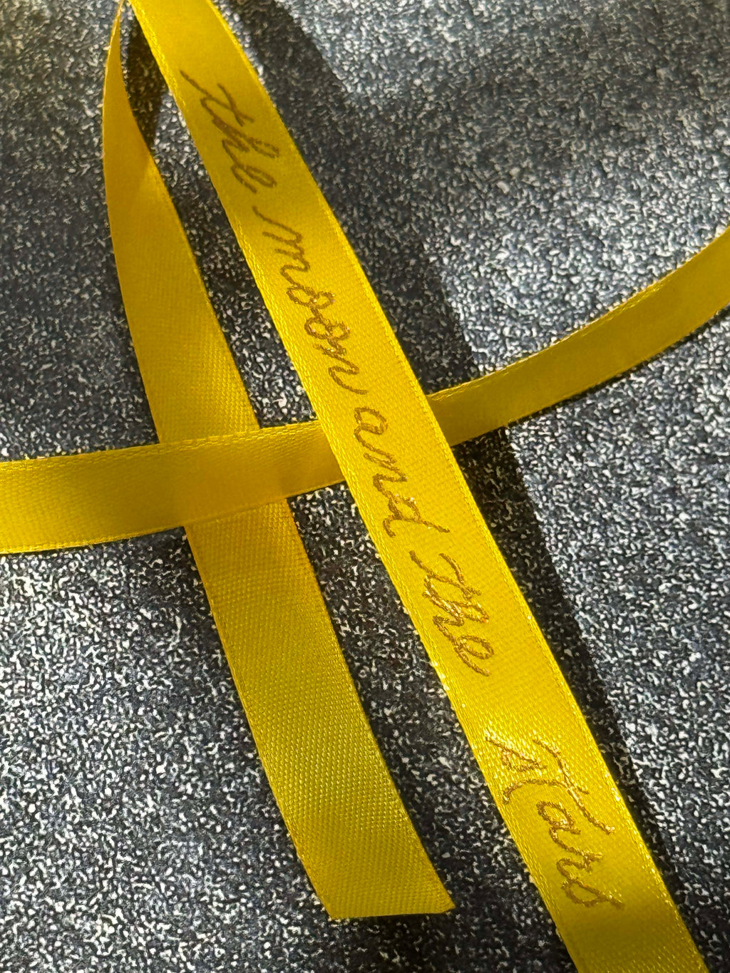 Personalized Hot-Foiled Message on Ribbon - Perfect for Weddings & Graduations