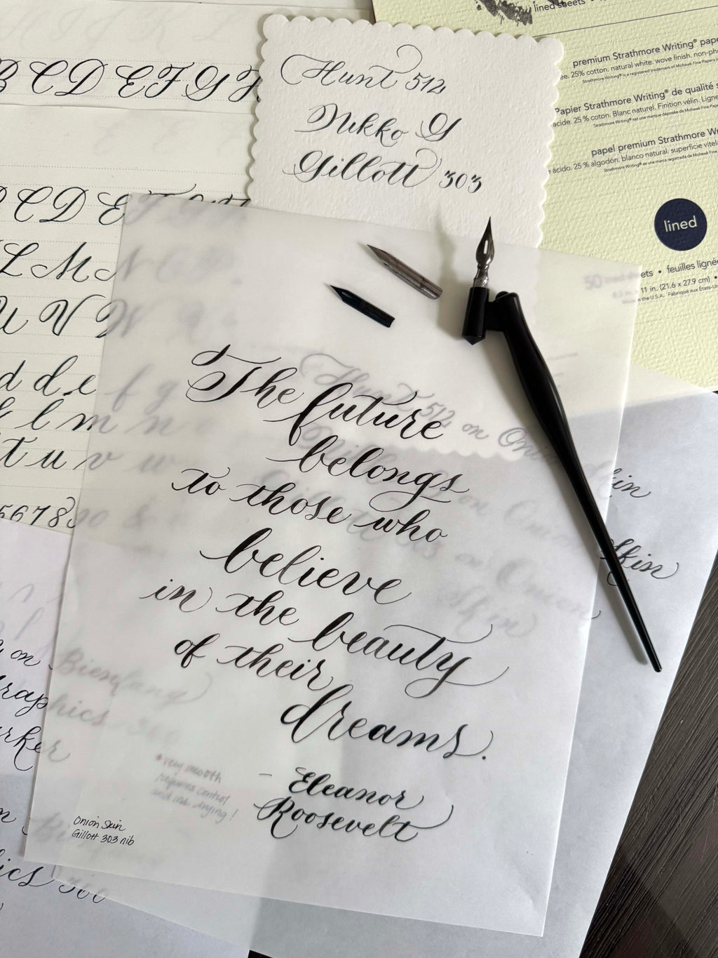 South Street Gardens - Saturday, January 10, 2026, 10-11:30am, Morristown, NJ - Learn Modern Calligraphy Workshop