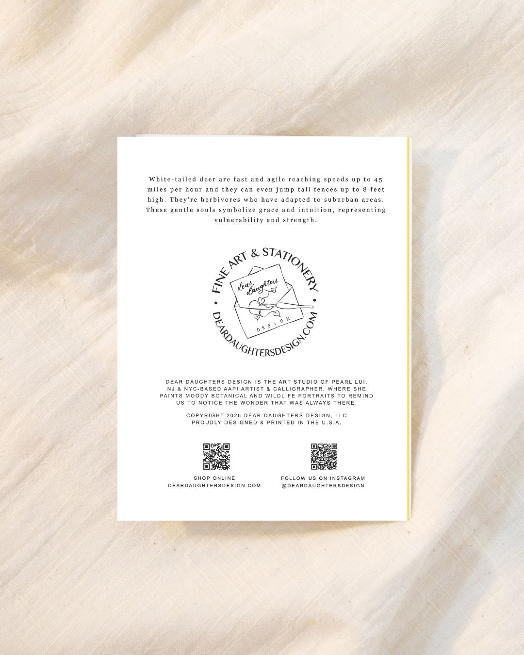Whimsical & Cute Nature Lovers' Birthday Greeting Card - Happy Birthday, Dear!