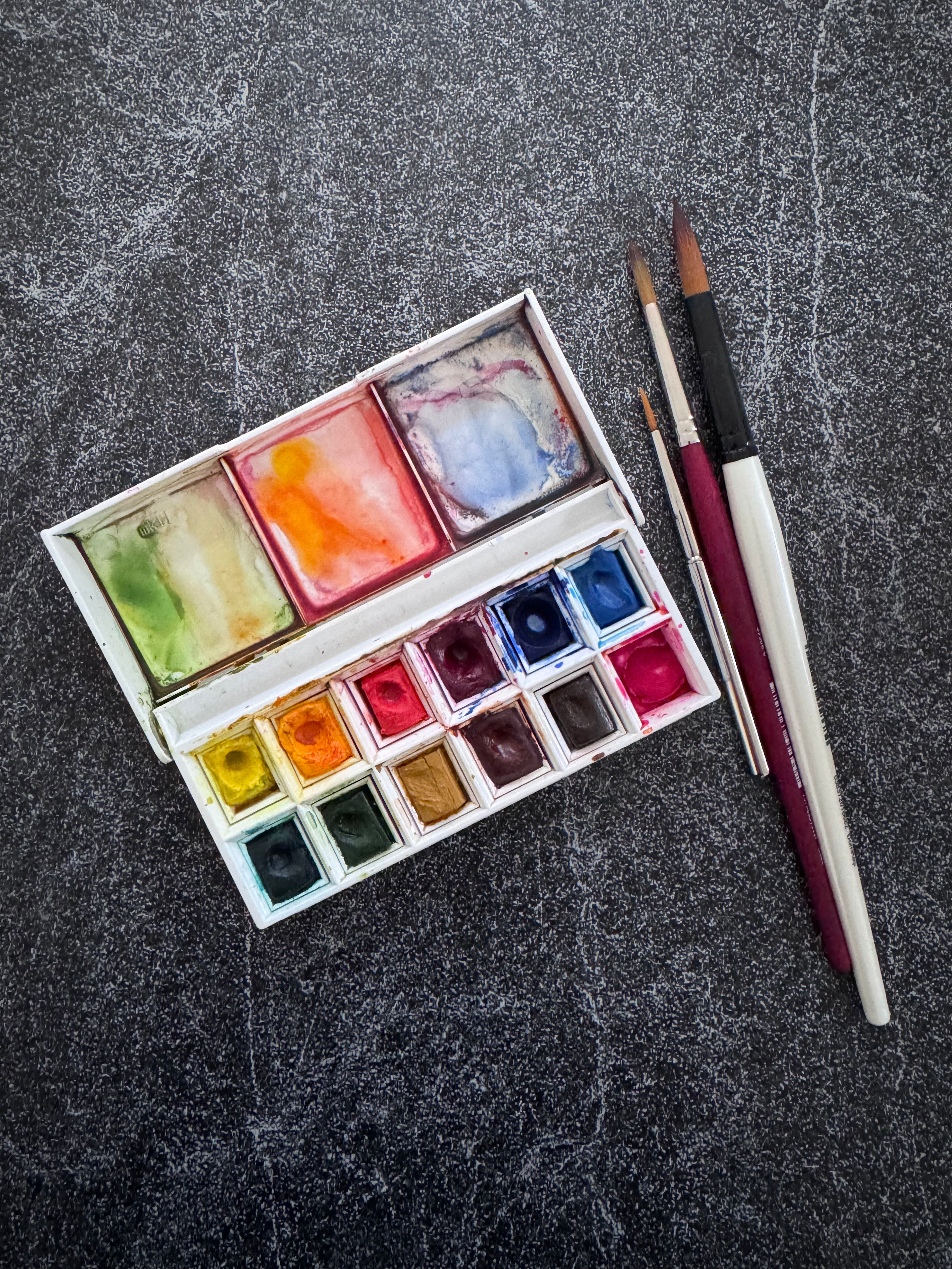 Private Lesson in Beginner Watercolor Florals & Greetings - Learn Watercolor 1:1