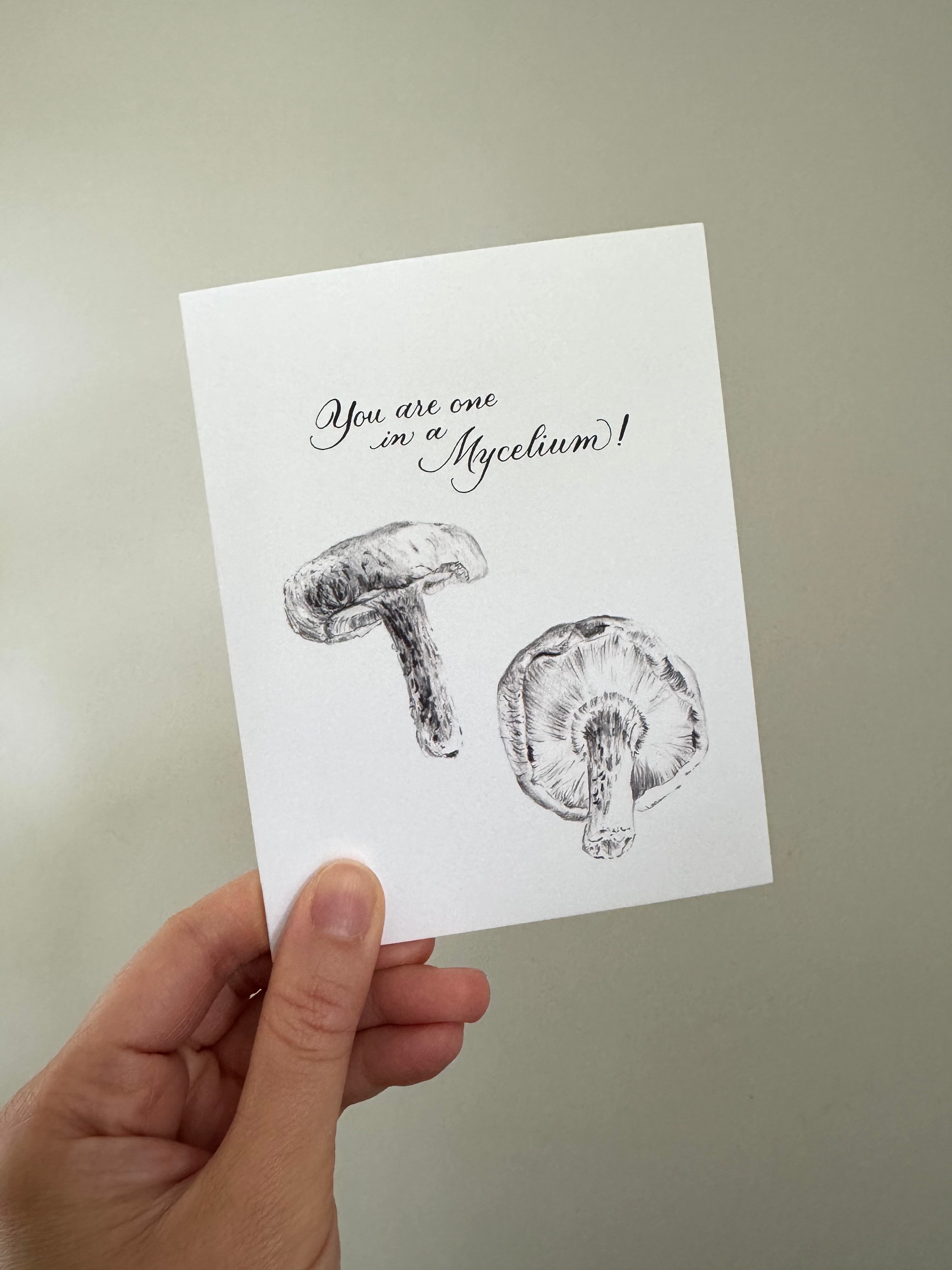 Greeting Card Design Service - Calligraphy & Graphite Art