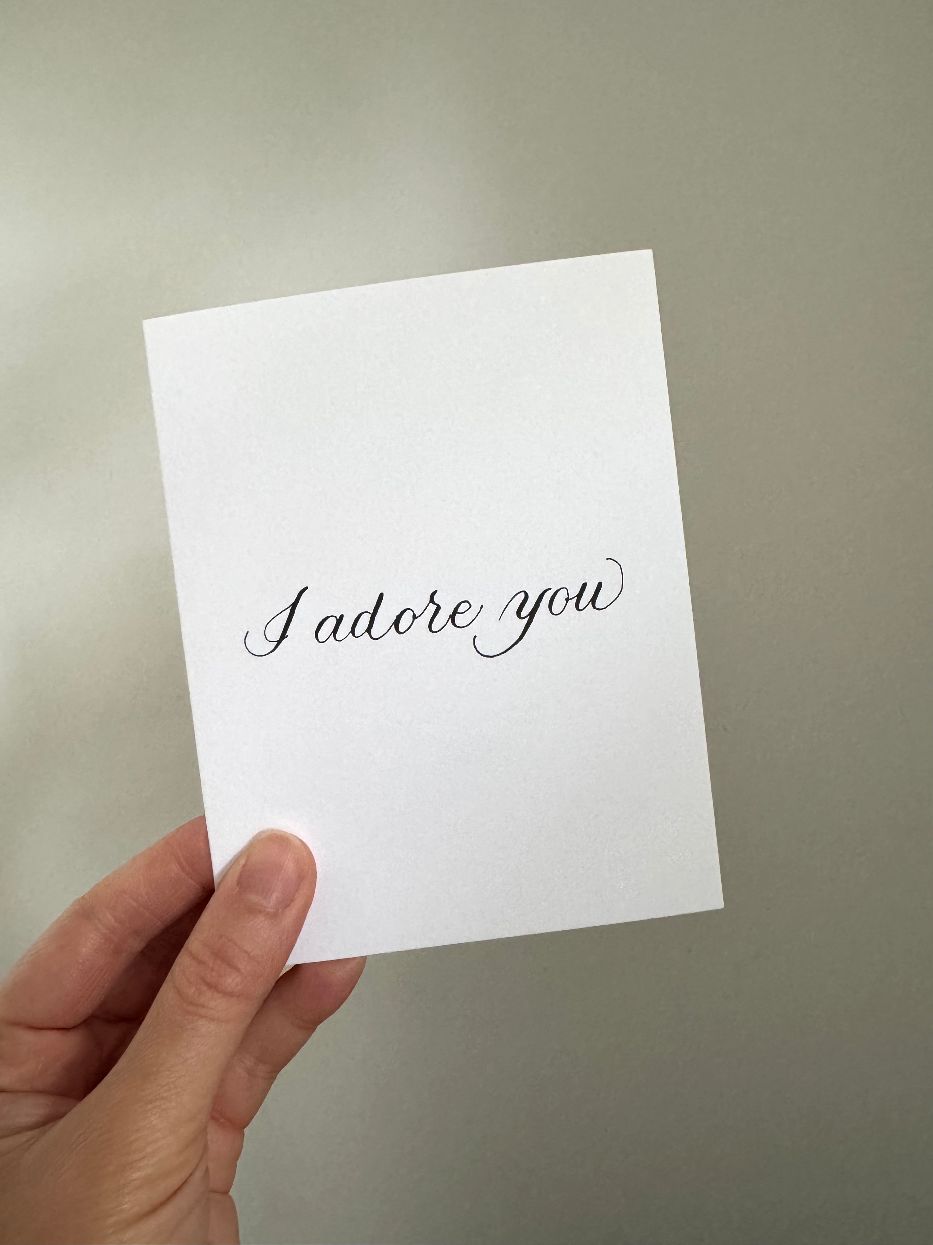 Greeting Card Design Service - Calligraphy & Graphite Art