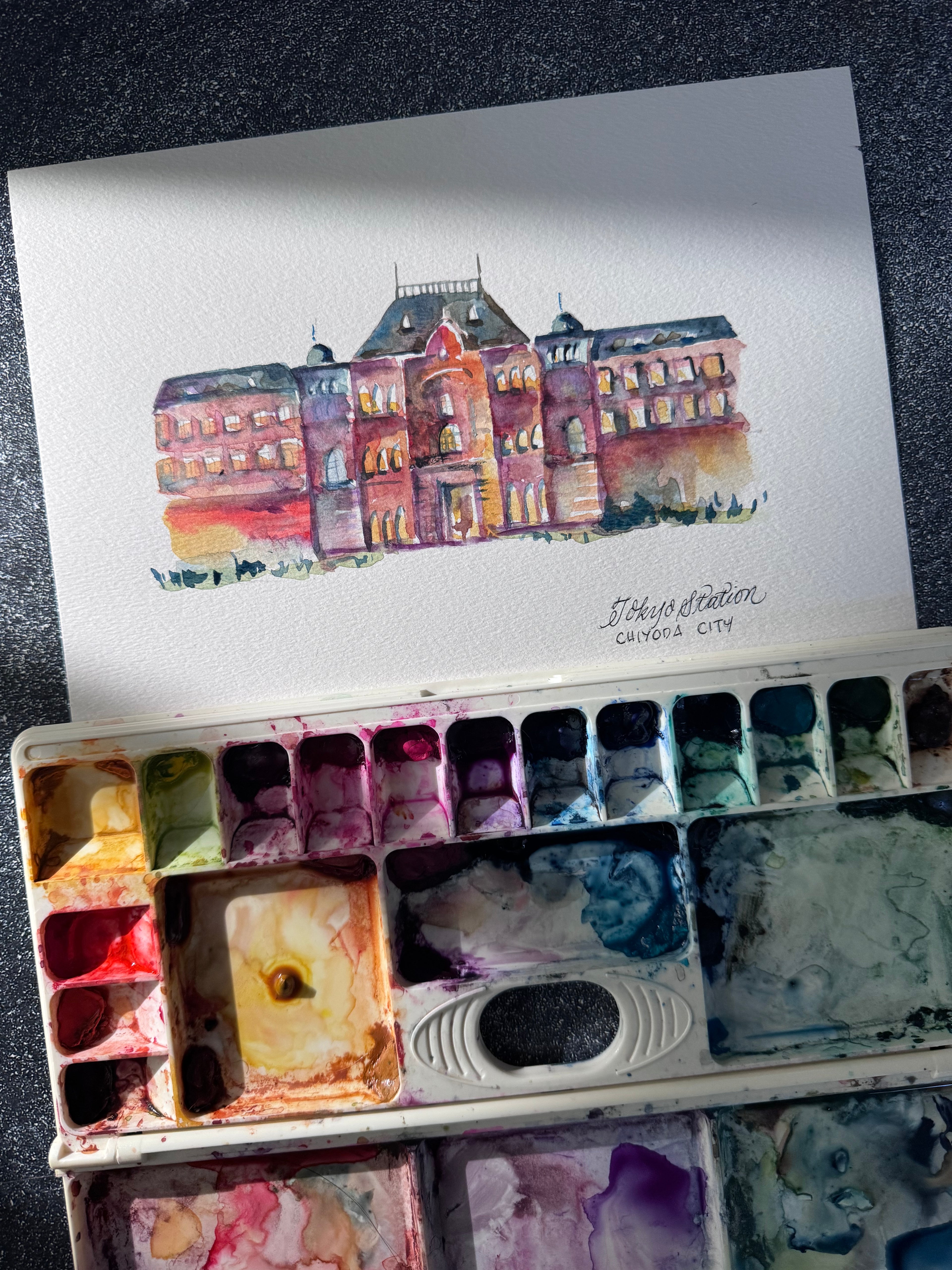 Custom Watercolor Painting - Architecture & Landscapes