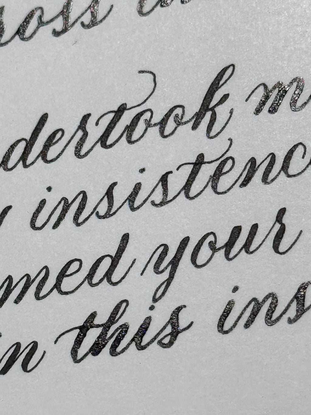 Custom Calligraphy Commission: Poem, Song, or Quotes