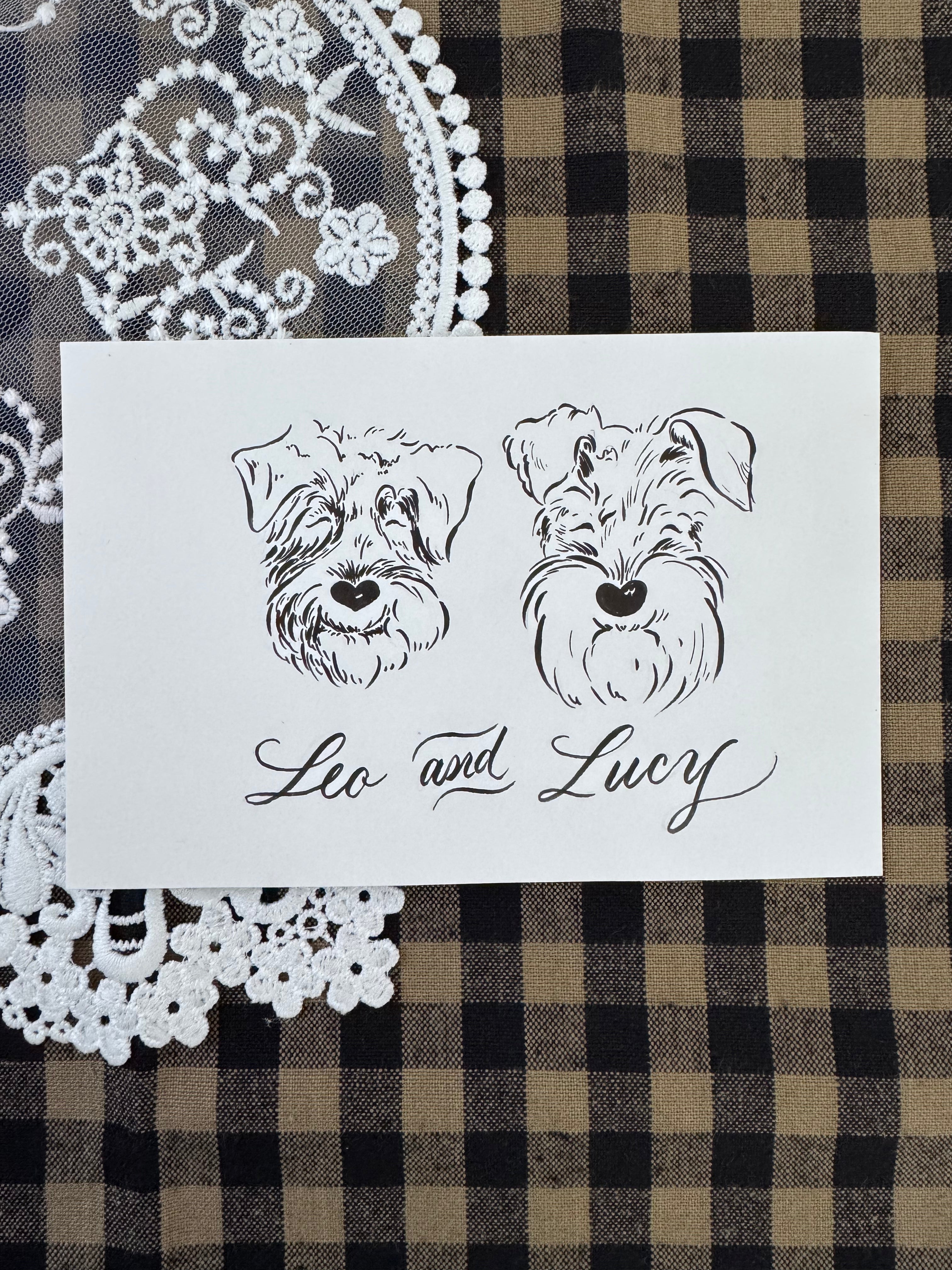 Custom Illustration: Mini Pet Portraits