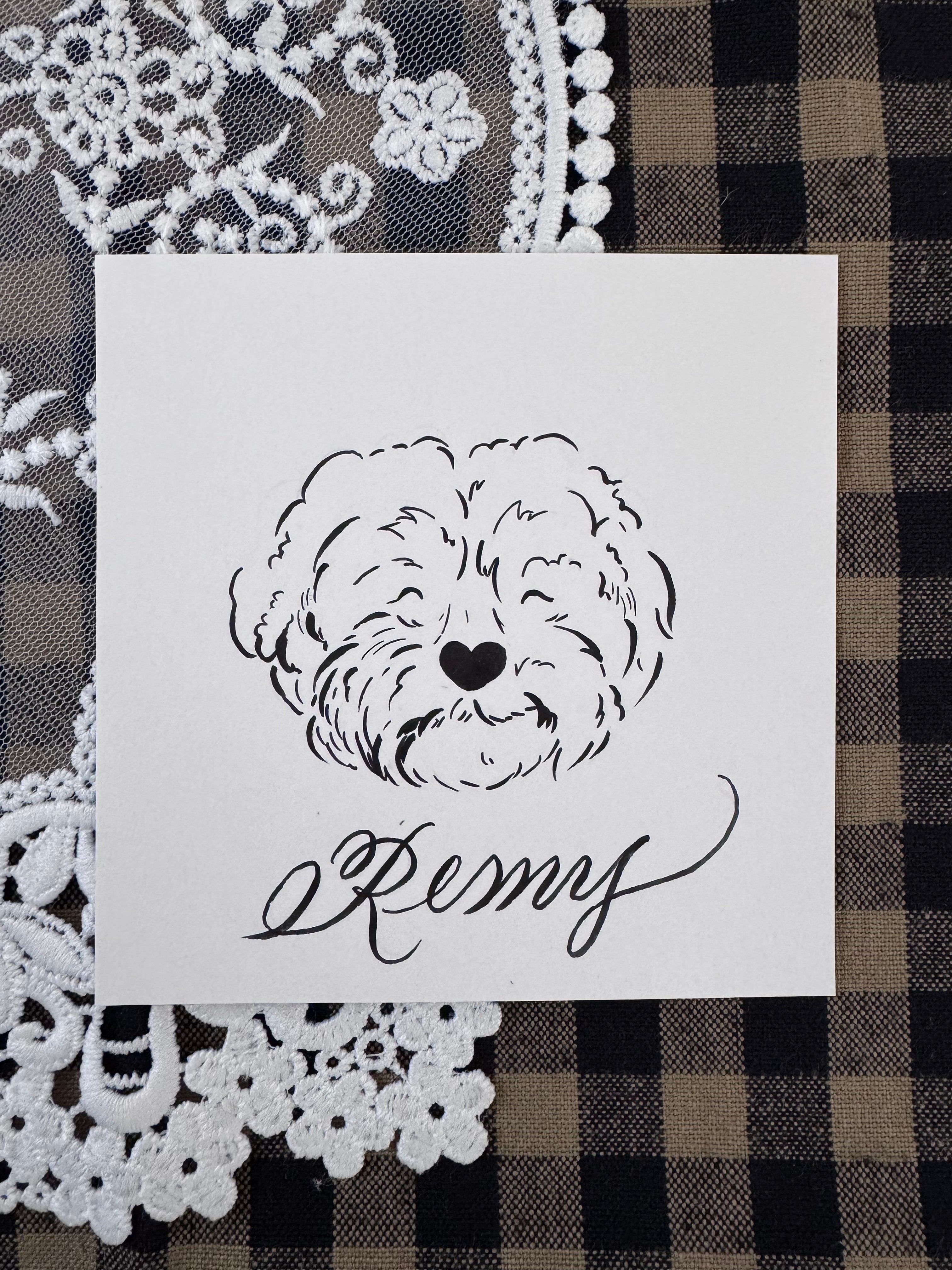 Custom Illustration: Mini Pet Portraits
