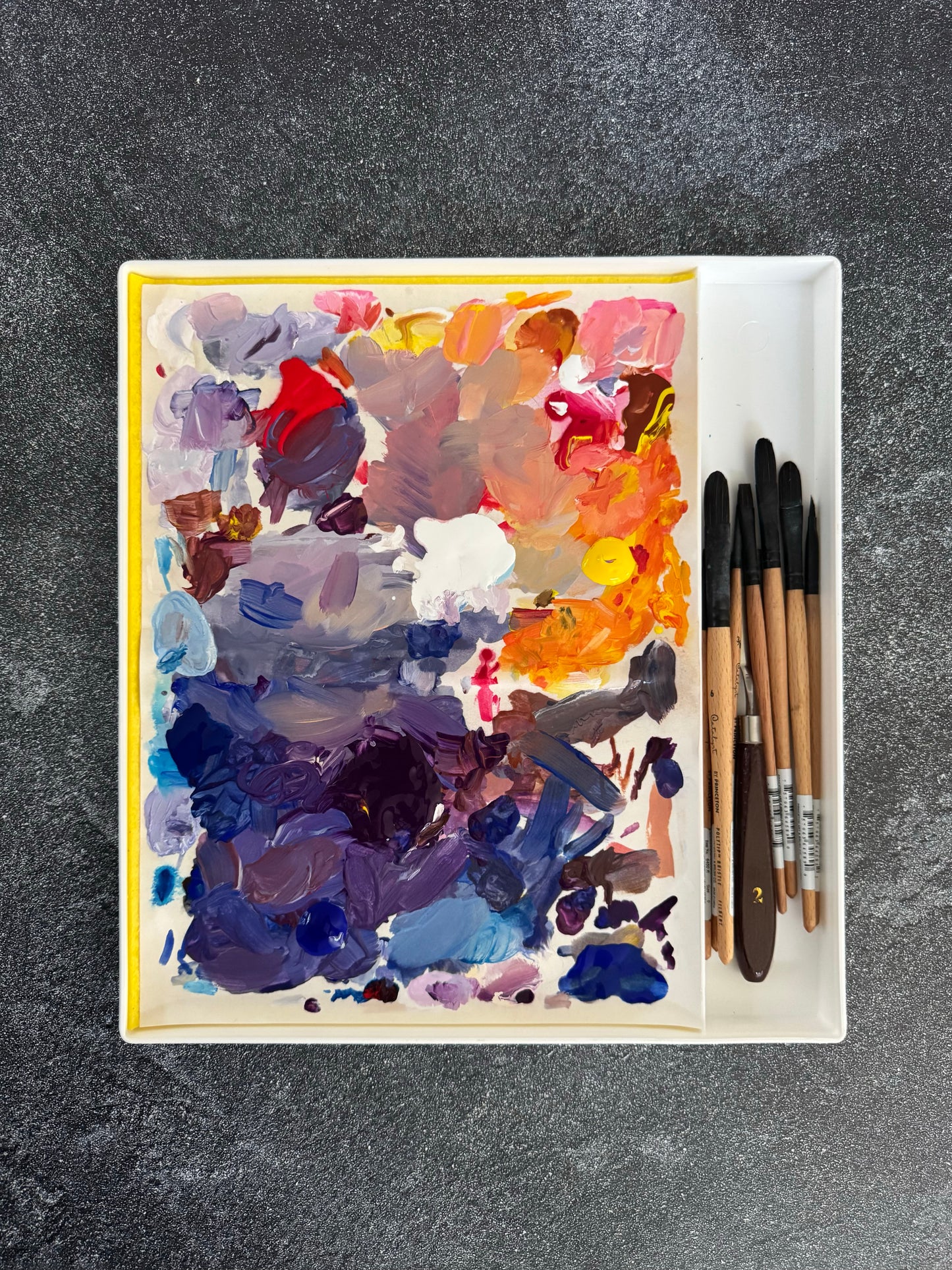 DONATED - The World is Your Oyster Collection - #5 Atlantic Mussel Painting - Original Seashell Painting – Coastal Fine Art by NJ Artist