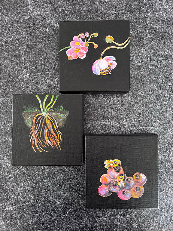 PREVIEW - Above & Beyond Triptych - 6x6 each