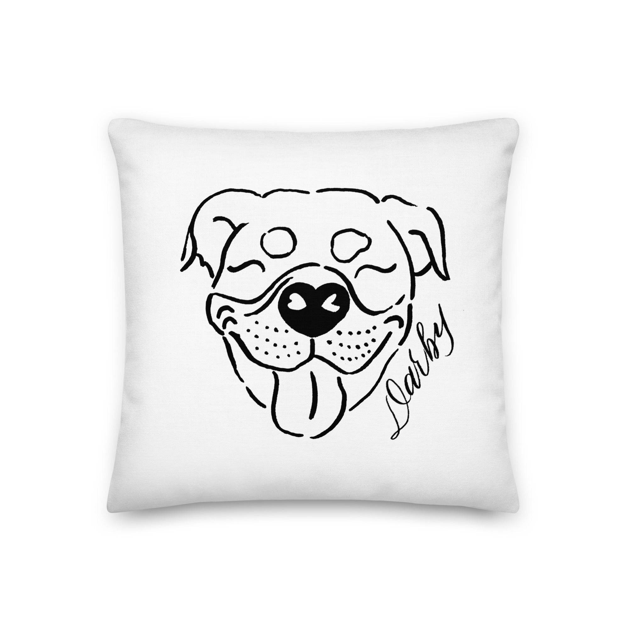 CUSTOM1 - Darby - Premium Pillow - Holiday Matching Gift - CUSTOM - Dear Daughters Design