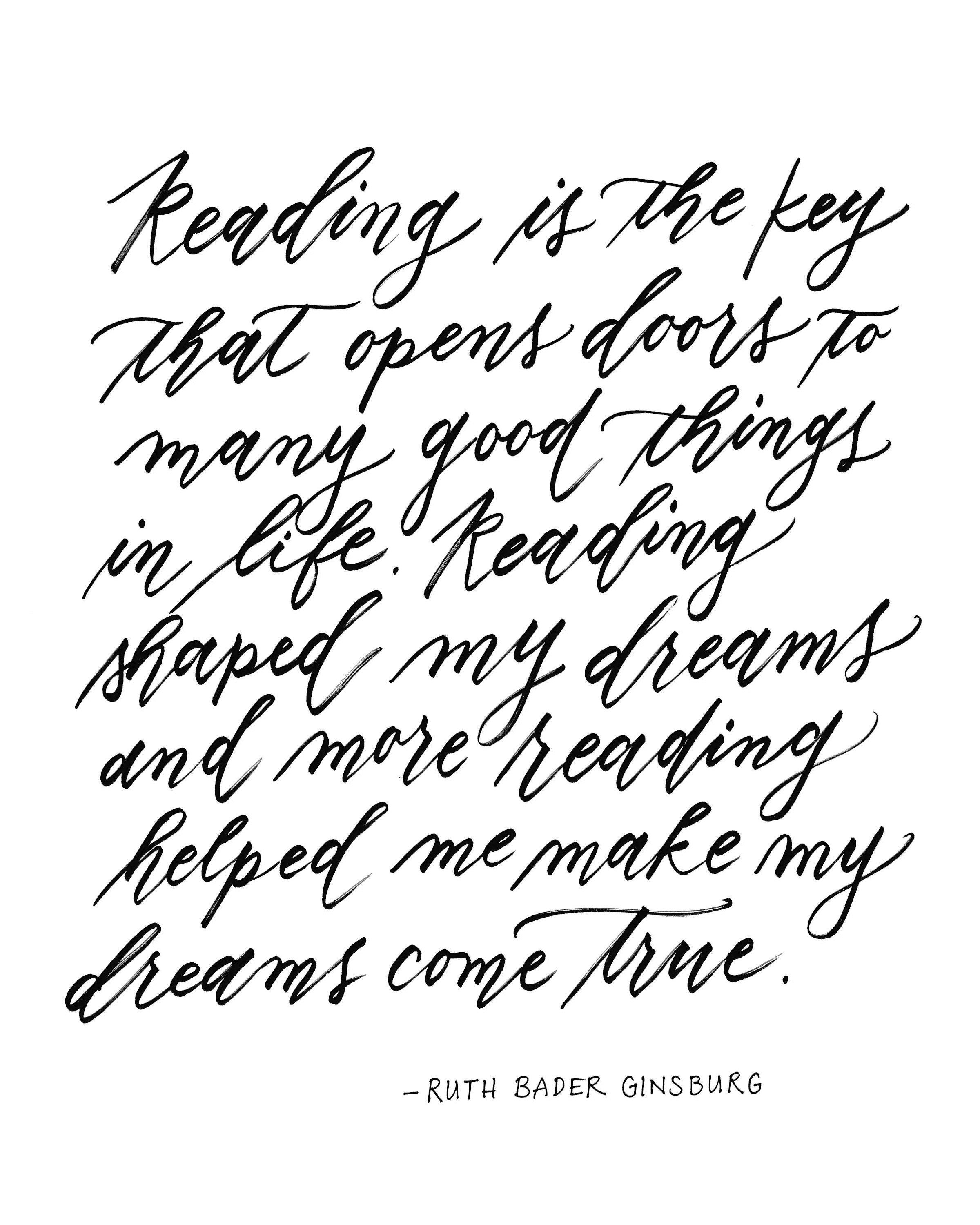 Custom Ink Brush Calligraphy - Personalized Quote