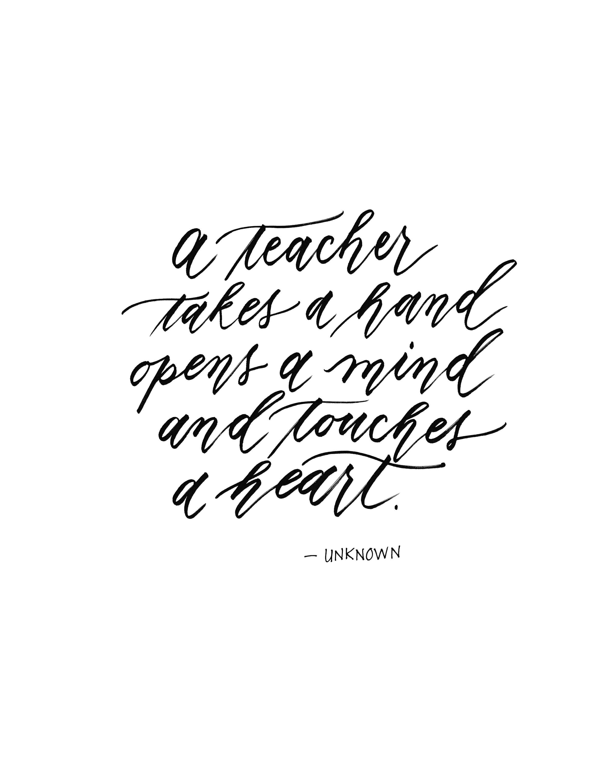 Custom Ink Brush Calligraphy - Personalized Quote