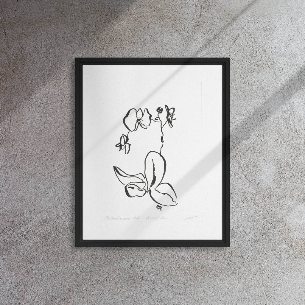 Orchidaceae #4 - Framed Canvas - Dear Daughters Design