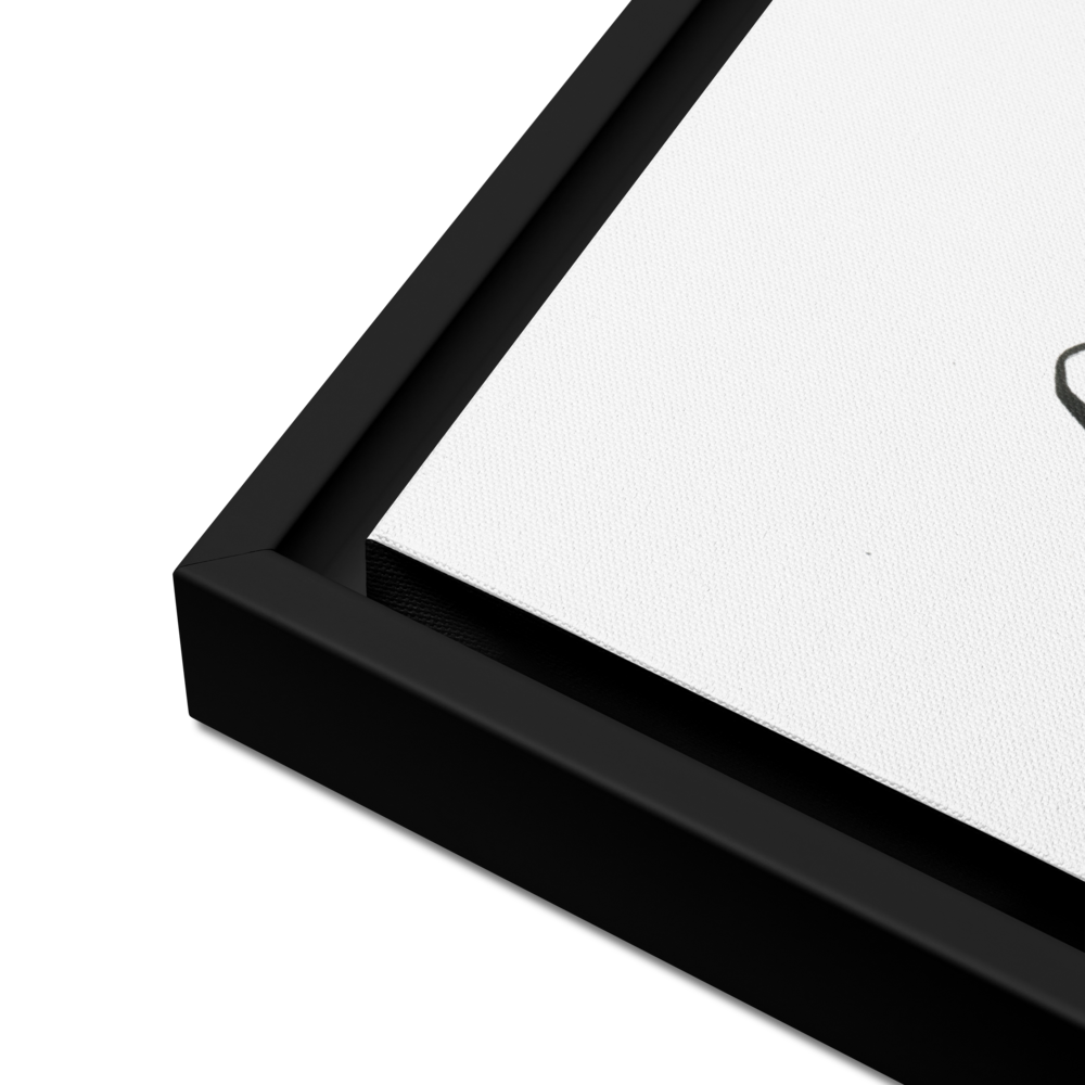 Orchidaceae #4 - Reprinted on Framed Canvas