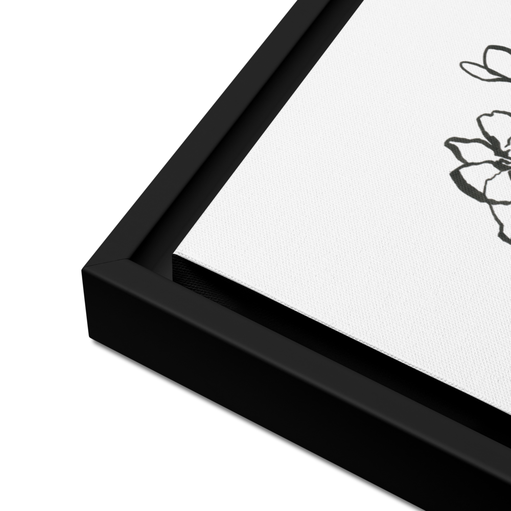 Orchidaceae #1 - Reprinted on Framed canvas