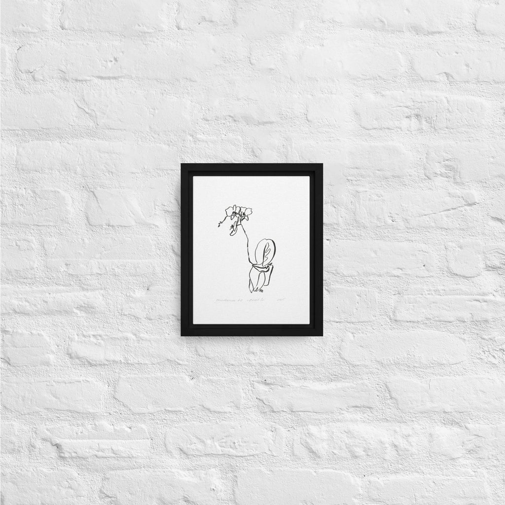 Orchidaceae #2 - Framed Canvas - Dear Daughters Design