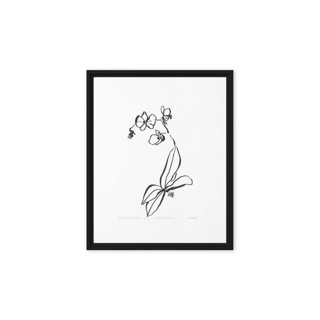 Orchidaceae #1 - Framed canvas - Dear Daughters Design