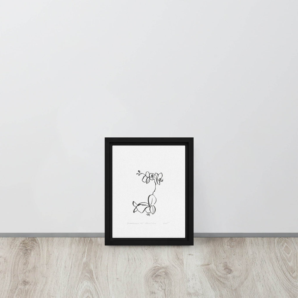 Orchidaceae #7 - Framed Canvas - Dear Daughters Design